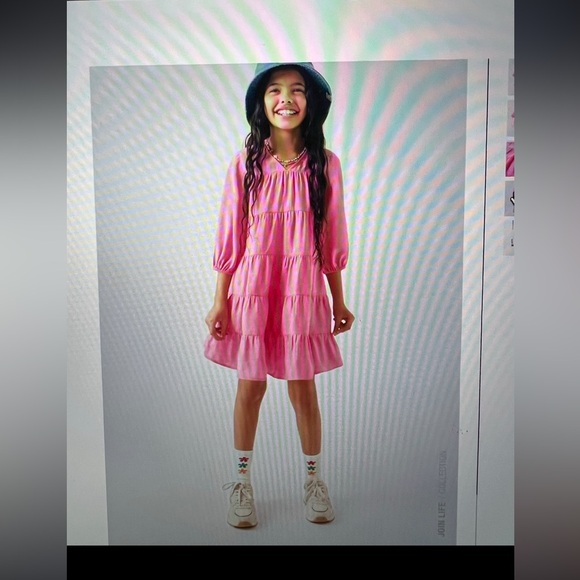 Zara. Size 8 (girls). Vibrant Barbie pink coloured dress. - Picture 7 of 7
